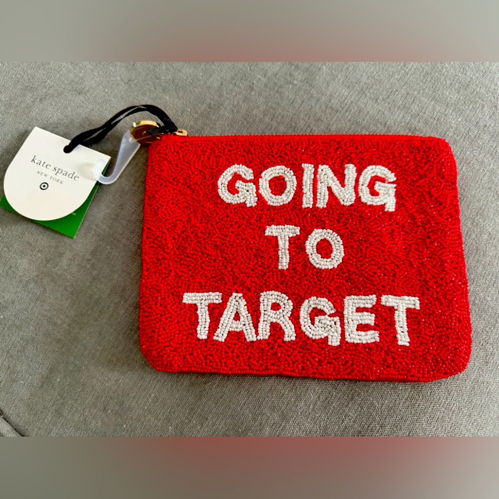 Kate Spade x Target “Going to Target” Beaded Clutch